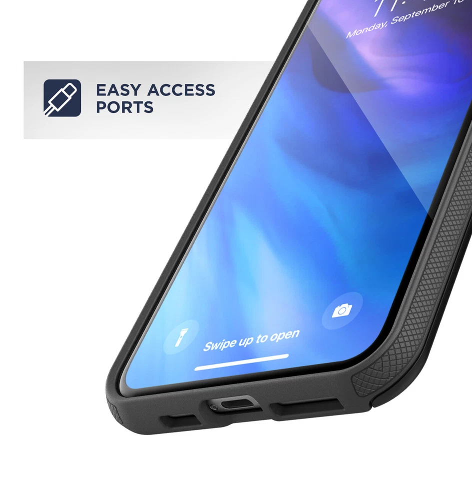 For iPhone 11 / Pro Max Wallet Case Durable Cover with Credit Card Holder Slot - Image 4 of 4