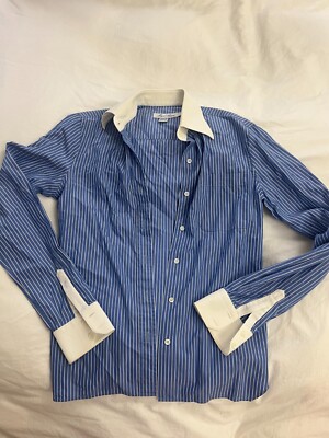 Jupe Balançante En Jean Bleu Miguel Adrover - Taille 4 (US), Mi-mollet, Fermeture Zip, Made In Italy
