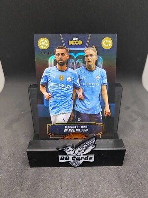 Topps Deco UCC 2024/25 Bernardo Silva & Vivianne Miedema /49 Manchester City