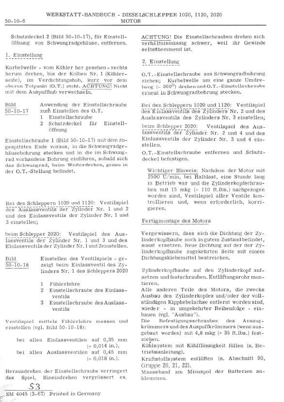 Werkstatthandbuch für JOHN DEERE Traktor 1020 1120 2020 2120 PDF CD-Rom - Bild 3 von 4