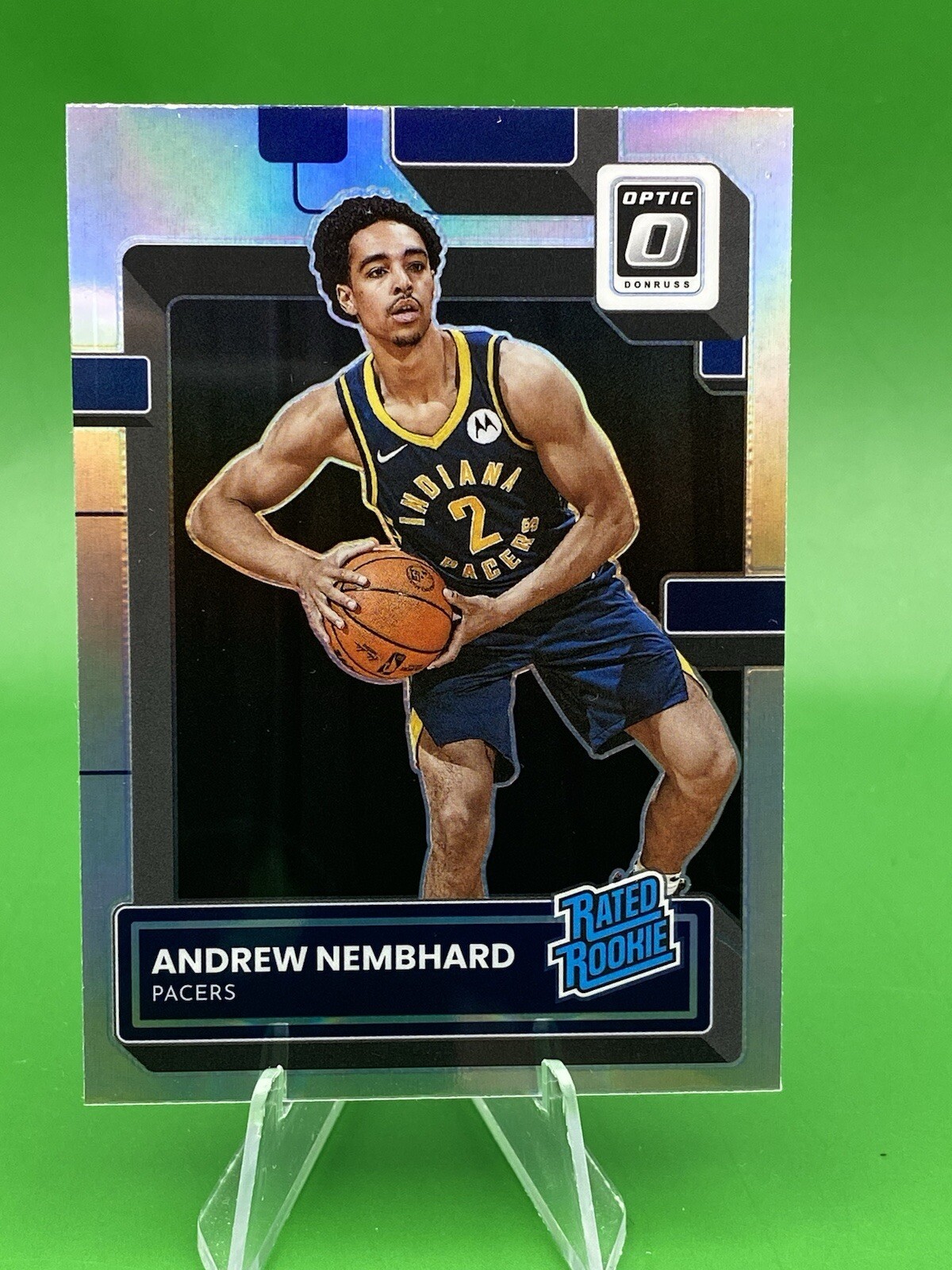 Andrew Nembhard 2022-23 Optic HOLO SILVER PRIZM Rated Rookie #230 Pacers RC