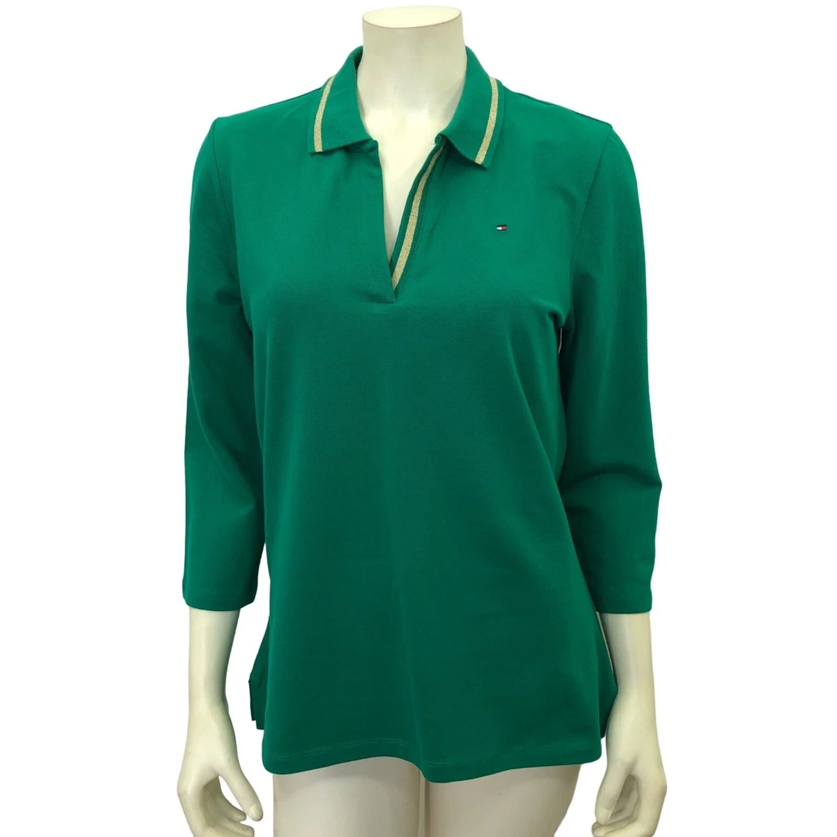 Women's johnny top collar polo shirt