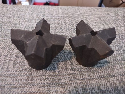 (LOT OF 2) TIMKEN ROCK DRILLING BIT  2-1/2'' INCH (H) . MINING PROSPECTING BORING