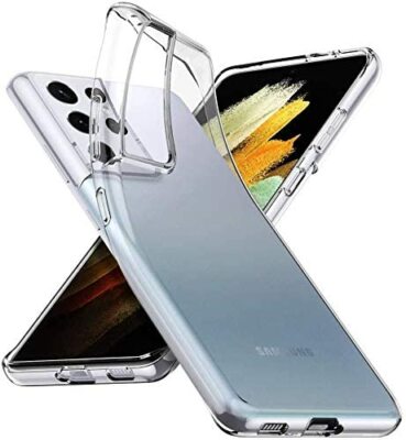 Clear Case für Samsung Galaxy S21 Ultra S21 Plus S20 FE Silikon Gel Handyhülle