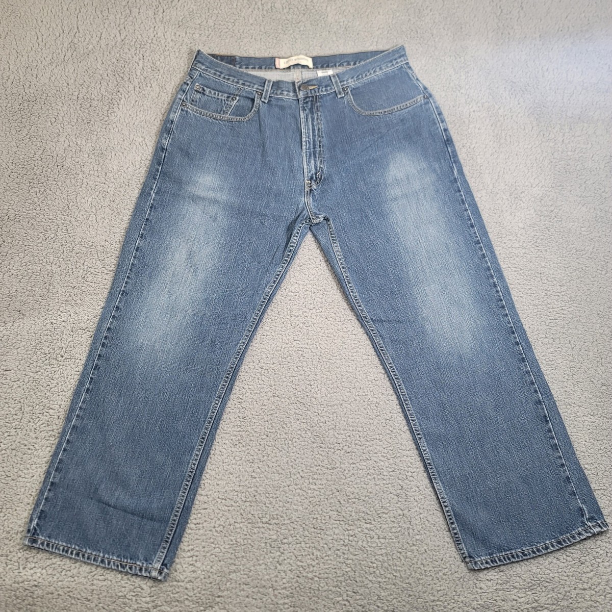 Vintage Levi's 569 Jeans Men's 35x27 Blue Med Wash Denim Loose
