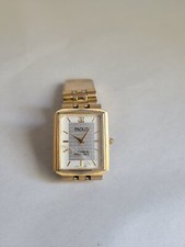 Paolo by Paolo Gucci Men Watch Stainless Steel New Battery Quartz, Broken Glass!