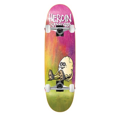 Heroin Skateboard Assembly The Rainbow Egg 9.125'' x 32'' Complete