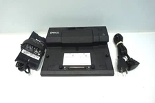 DELL E-PORT PR03X DOCKING STATION / PORT REPLICATOR with AC ADAPTER