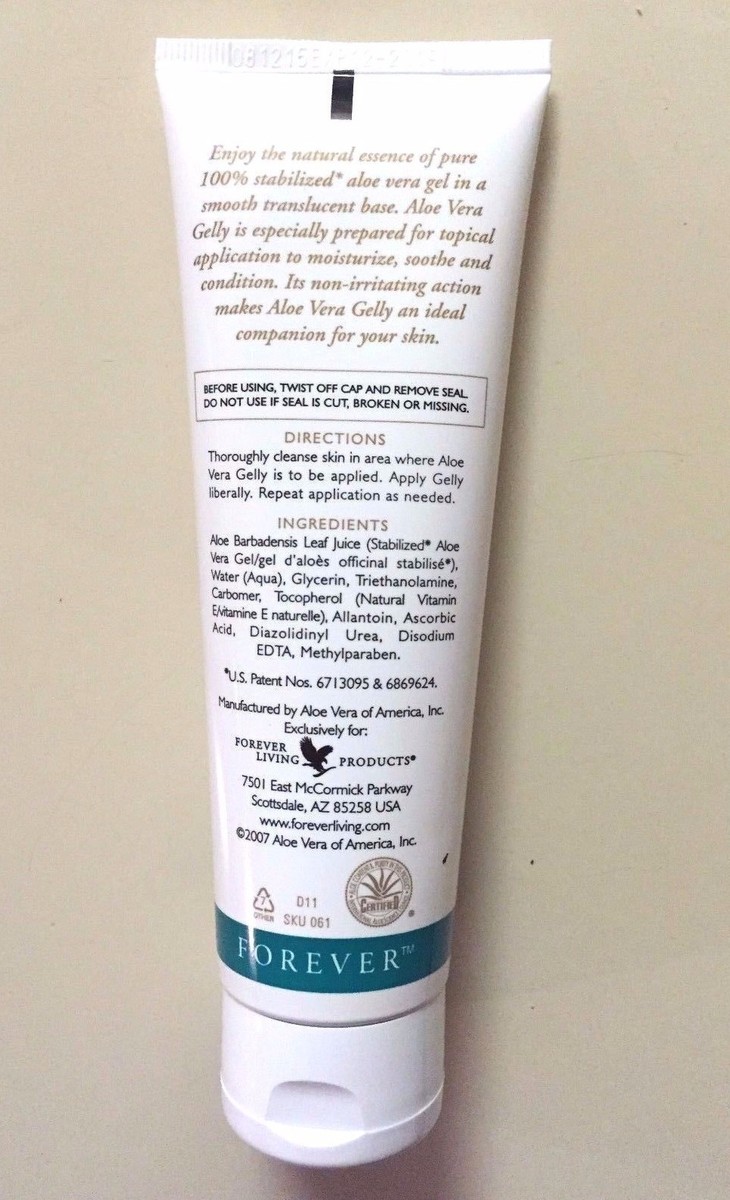 4 tubes of Forever Living Aloe Vera Gelly 4 fl.oz (118 ml) each | eBay
