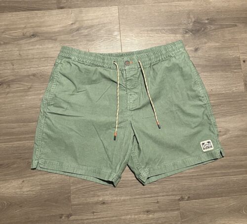 Howler Bros Pressure Drop Cord Shorts Mens Size 40 Green Corduroy Drawstring 7”