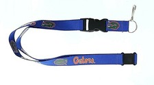 Florida Gators NCAA Breakaway Lanyard Key Ring Blue