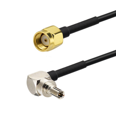 RP-SMA Male to CRC9 Male RG174 Pigtail Cable 6'' for HUAWEI Modem Extension
