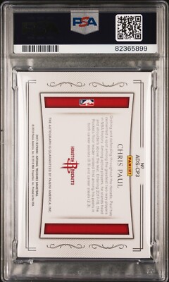 2017 Panini National Treasures Chris Paul All Decade Gold Auto ADS  display picture 1