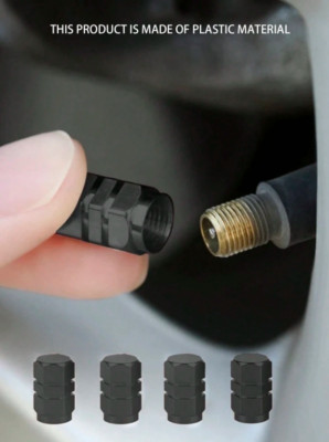 4pcs Universal Car Tire Valve Covers   Durable Dustproof Caps for All Wheels-NEW
