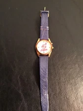 VINTAGE 1995 CLEVELAND INDIANS BASEBALL COLLECTIBLE WATCH SUNTIME