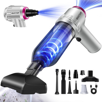 Portable Cordless Handheld Vacuum Cleaner with 15000PA, 120W Air Duster, Brushle