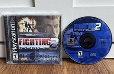 Fighting Force 2 PlayStation PS1 • Black Label CIB w/ Reg Card • SLUS-00934