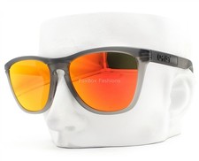 Oakley Frogskins Range XL Sunglasses Matte Gray Prizm Ruby OO9503-0158 w/Pouch