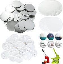 400 Pieces Button Maker Supplies 58Mm/2.25 Inch round Badge Button Parts for But