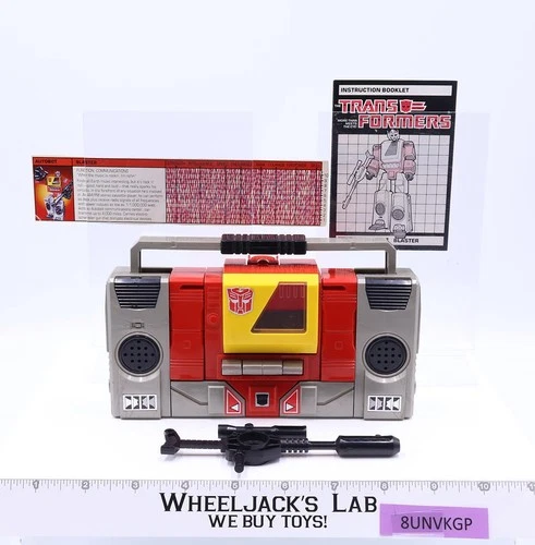 Blaster 100% Complete 1985 Vintage G1 Transformers Boombox Action Figure