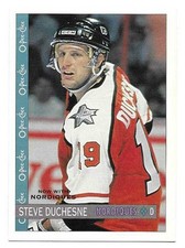 STEVE DUCHESNE 1992-93 O-PEE-CHEE CARD NEAR MINT CONDITION