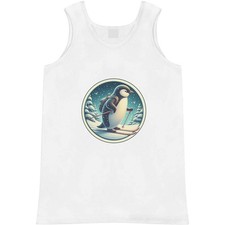 'Cute Penguin Winter Skiing Trip' Adult Vest / Tank Top AV056313