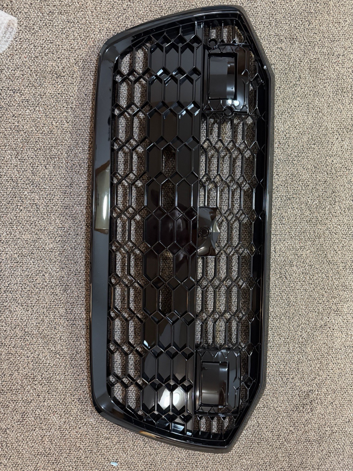 For Audi A6 S6 C8 RS6 Style 2019-2023 Front Bumper Honeycomb Grill Black