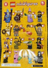 LEGO Minifigures Series 12 Complete Set of 16 minifigures 71007