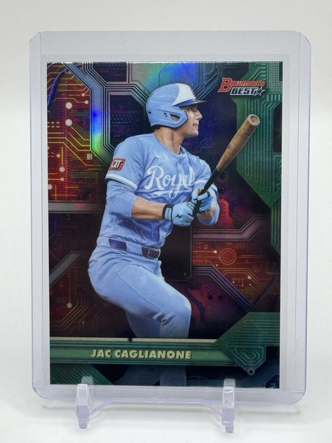 2025 Bowman’s Best Jac Caglianone Circuitry Refractor Kansas City Royals