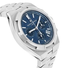 Vacheron Constantin Overseas 5500V/110A-B148 Blue Chronograph Dial Fixed Beze... 4