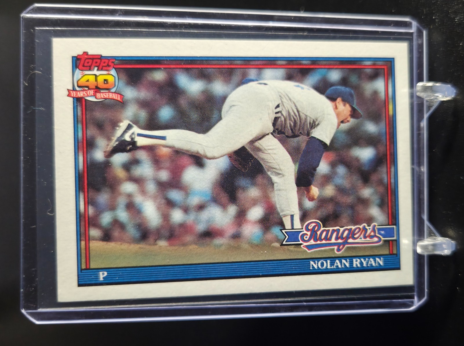 1991 Topps Nolan Ryan #1 Rangers