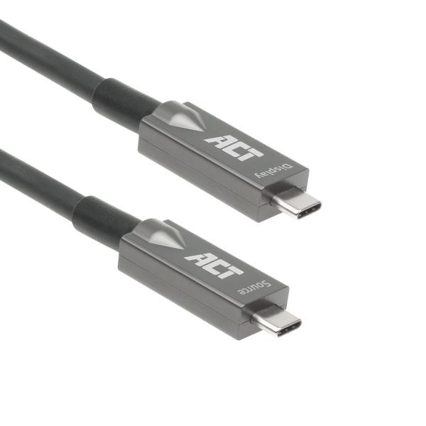 4040457 ACT ACT USB-C 3.2 Gen2 ive Optical Cable AOC Connection... - Kabel - Dig