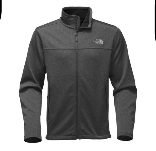 Mens Small Grey North Face Apex Canyonwall Eco Full Zip Fleece Top Jacket Coat