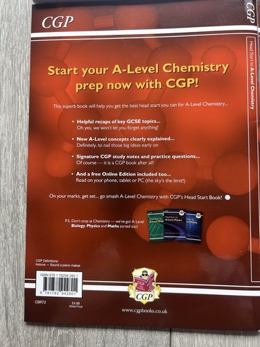 5x BUNDLE A-Level Chemistry AQA CGP Revision & Practice Workbooks + Flashcards - Picture 12 of 13