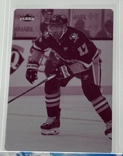 2025-26 Upper Deck Fleer Ultra Bryan Rust 1/1 Printing Plate Pittsburgh