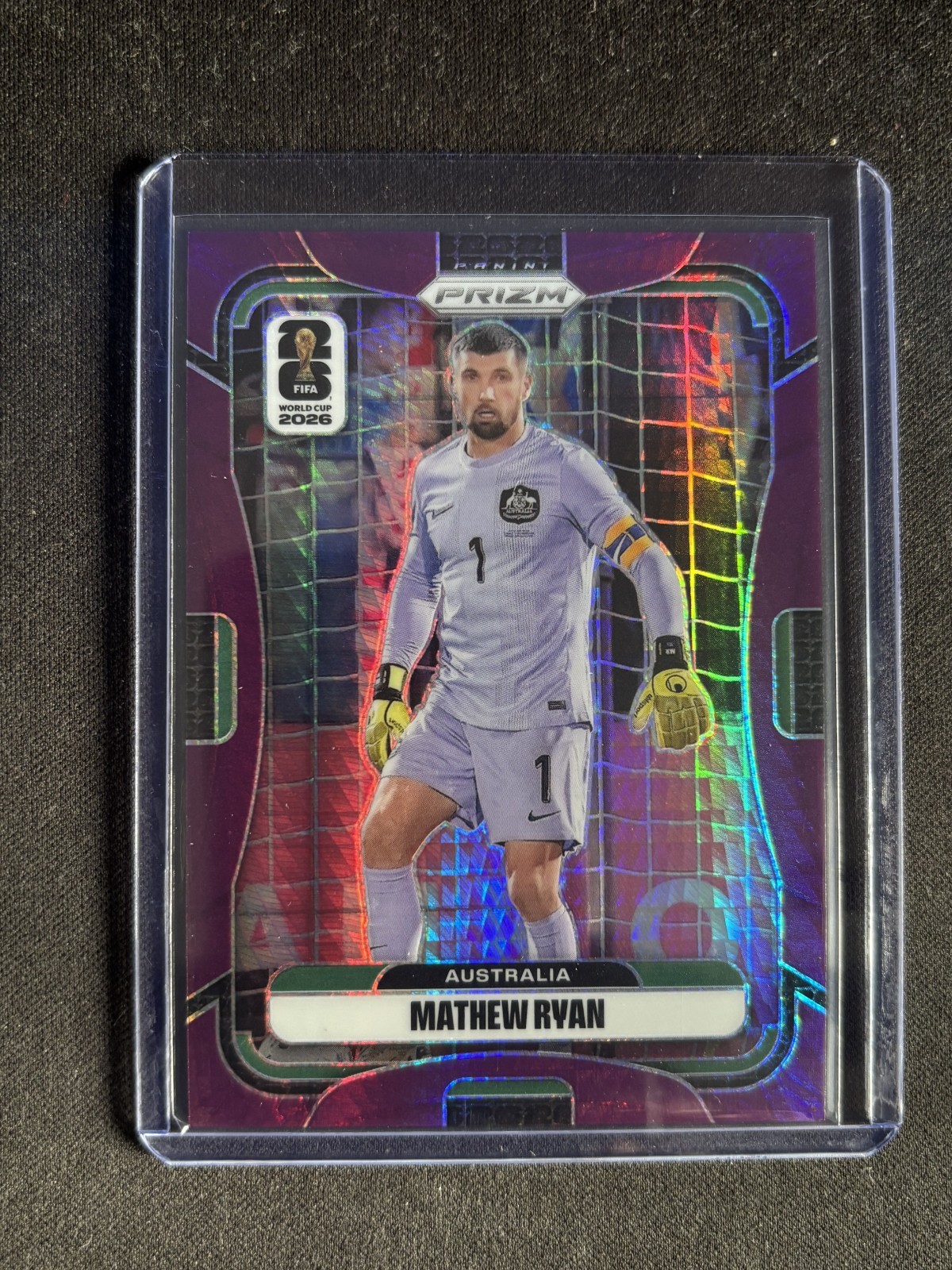 2026 Panini Prizm Fifa World Cup - Mathew Ryan #142 Purple Hyper Prizm /299