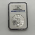 2008 U.S. Mint American Silver Eagle $1 NGC MS70 Early Releases 1 oz .999