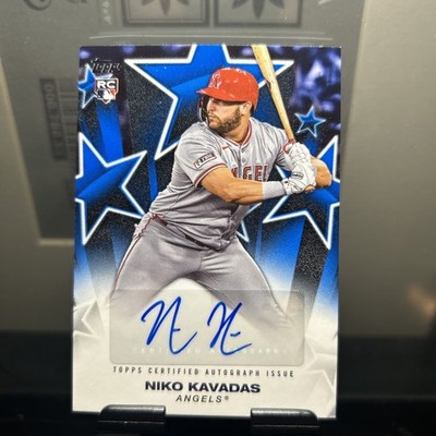 2025 Topps Series 1 - Baseball Stars Autographs Niko Kavadas #BSA-NK Blue /150 