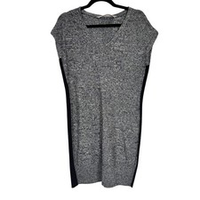 Athleta Grey Heathered Cap Sleeve Sweater Dress Womens XS Mini Gorpcore Active