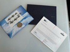 Royal Mail Millennium Moment &pound;5 Coin & Stamp Set ~ Produced herald the year 2000