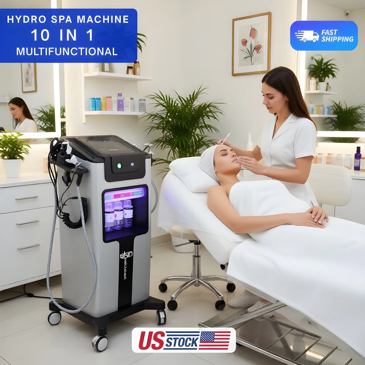 10 IN 1 ビューティー スキン クレンジング ハイドラフェイシャル マシン 10in1 Hydra Spa Facial Beauty Machine Hydro Dermabrasion Skin