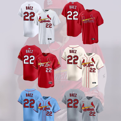 Joshua Baez St. Louis Cardinals All Stitched Baseball Jersey Men's Fan Edition