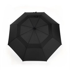 Extra Large Black Golf Umbrella, 54/62/68/72 Inch Automatic Open, Oversize Do...