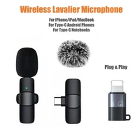 Wireless Lavalier Microphone for iPhone Android Video Recording Vlog Live Stream