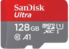 SanDisk 128GB Ultra Class 10 100MB/s Micro SD SDHC SDXC Memory Card U1