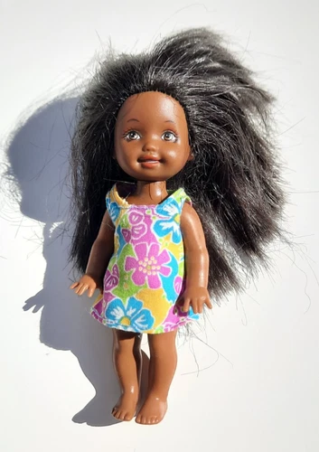 Vintage 1994 Mattel Kelly Doll African American Girl Hawaiian Outfit