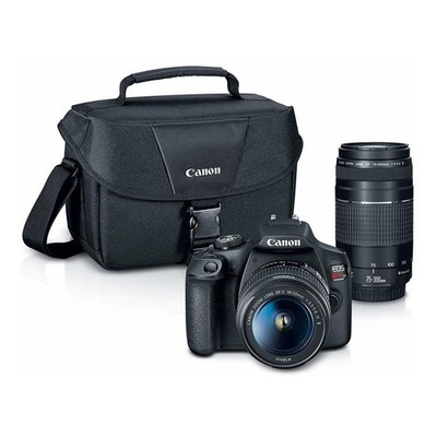 Canon EOS Rebel T7 Lens Kit 18-55mm 75-300mm
