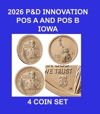 2026 P&D POS-A & POS-B American Innovation 4 Coins Iowa with 250th PRIVY MARK