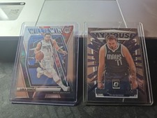 2) LUKA DONCIC INSERT CARDS '23-24 OPTIC MY HOUSE '21-22 WILL TO WIN NT2