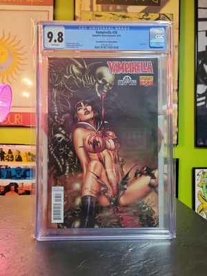 VAMPIRELLA 38 CGC 9.8 VARIANT EBAS ERIC BASALDUA STEAMPUNK RARE COMIC SHOP